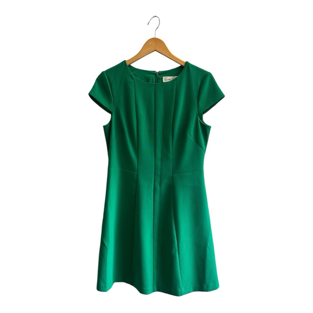 Harper Rose Green A-line Mini Dress Crew Neck Short Sleeve